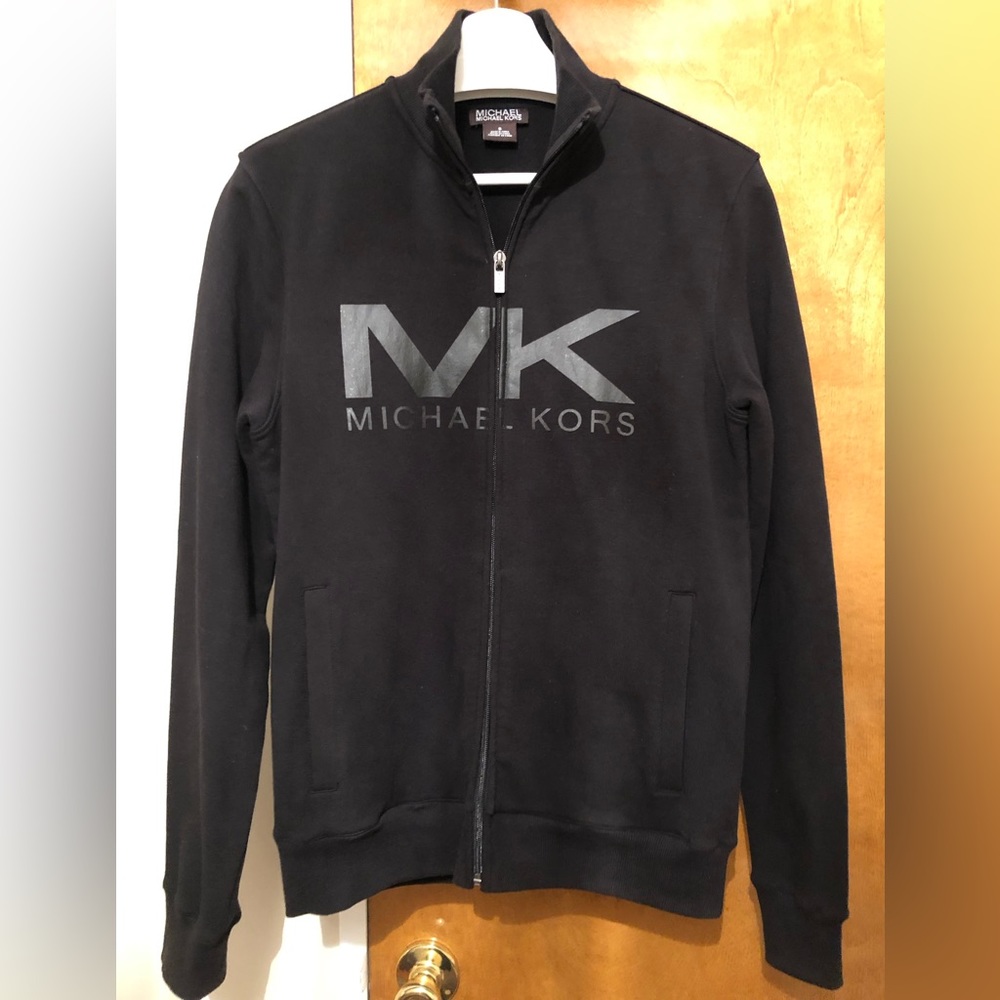Micheal Kors black zip up sweater